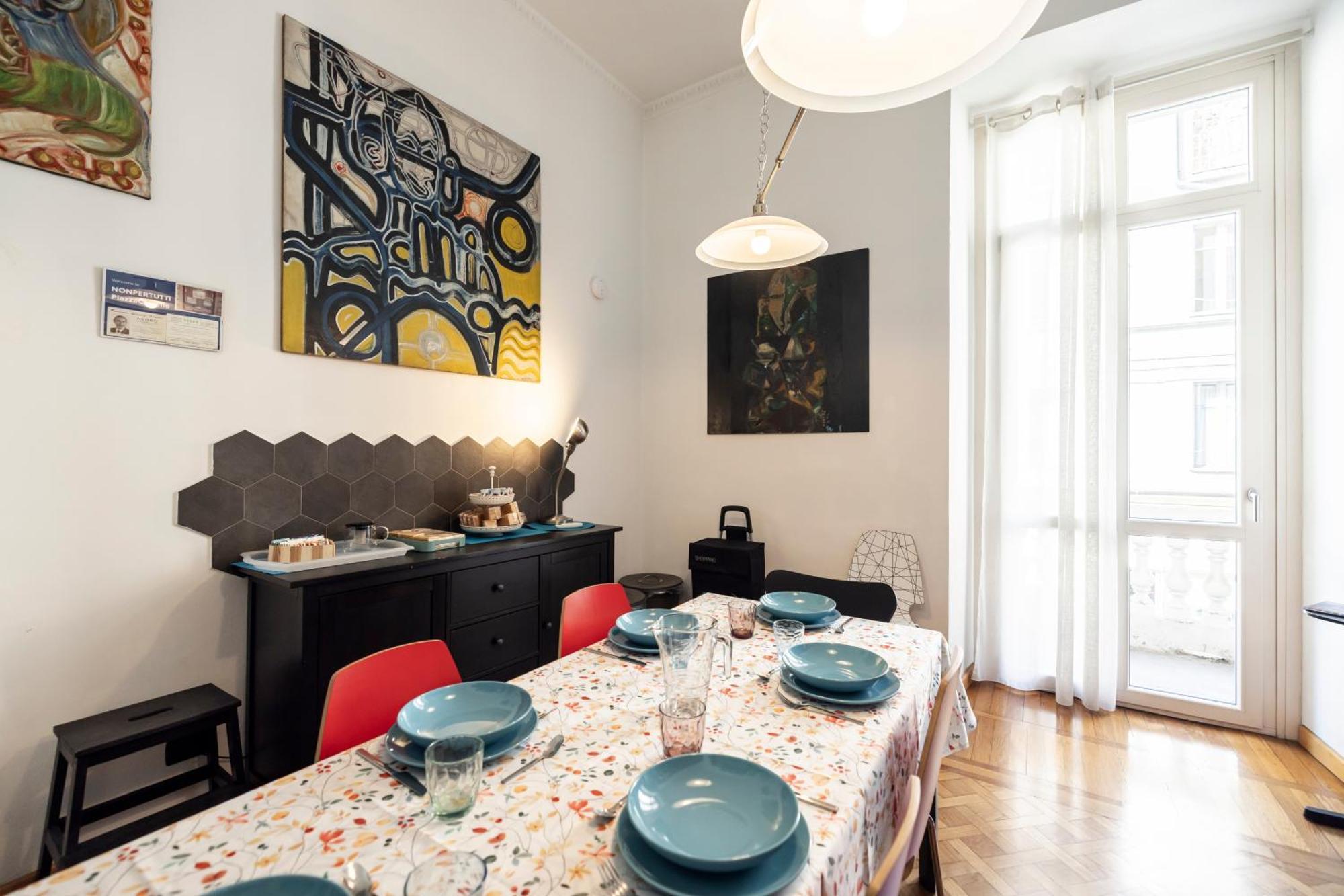 Nonpertutti Piazza Castello Accessibile Senior Famiglie Apartment ตูริน ภายนอก รูปภาพ